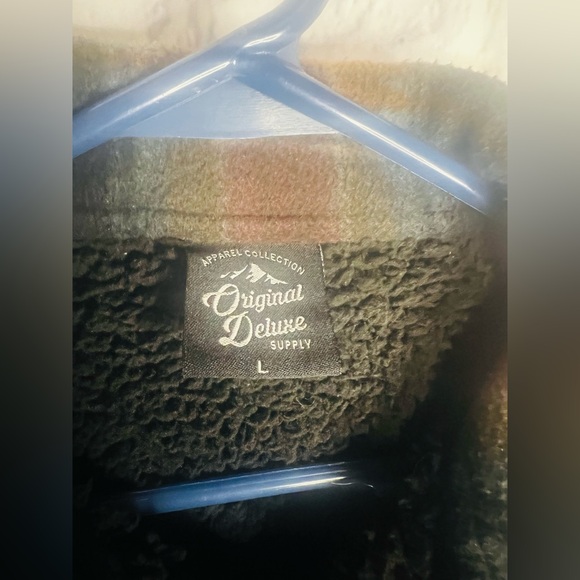 Original Deluxe Lightweight Black and Brown Shirt Jacket - Picture 4 of 4